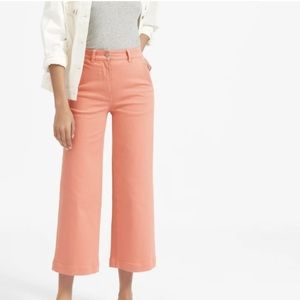 Everlane Wide Leg Cropped pants. Perfect for spring/summer.